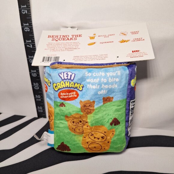 NWT Bark BarkBox Beg -n- Bag Theme with 2 toys and 3 treats - Large Dogs - Picture 7 of 16